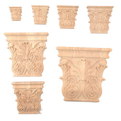 Ornamenti in legno in stile colonna corinzia su Naturtrend Shop