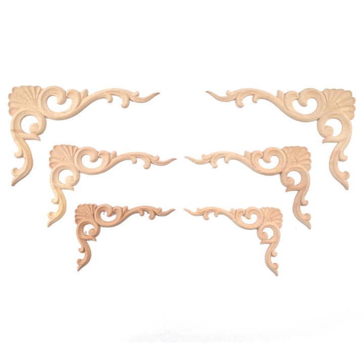 Moldura decorativa de esquina para la fabricación de muebles