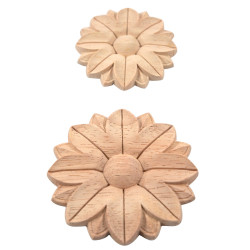 Holz Rosette Blume ist die beste Dekoration von Türen, Möbeln, Truhen