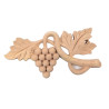 Drveni rezbariji s motivima grožđa, ukrasni kutni dijelovi