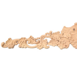 Decorative wooden carvings with grape motifs