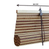 copy of Bambusove rolete za senčila oken ali vrat, žaluzije za zasebnost
