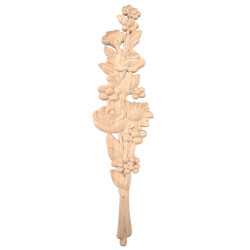 Lesene obloge z motivom šopka rož, okrasne lesene letve