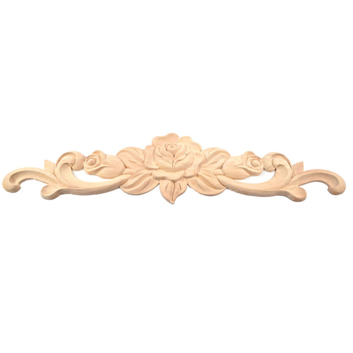 Roseta de madera para decoración de muebles