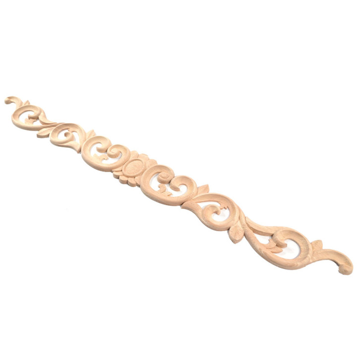Tallas de madera, flores de madera para muebles, decoración de puertas