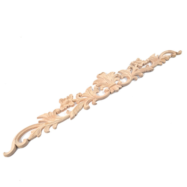 Floral ornament carved of exotic wood