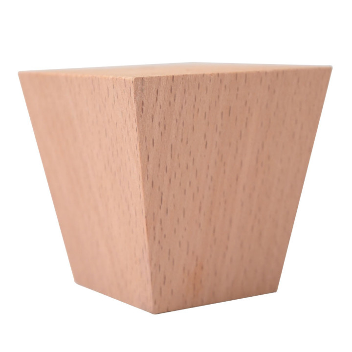 Dřevěné nábytkové nohy 60 mm vysoké, dřevěné nohy pro sedací soupravy, skříně