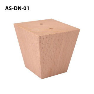 Dřevěná nábytková noha pro pohovky nebo skříně