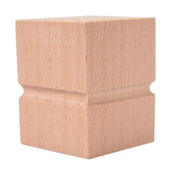 Picior lemn mobilă în formă pătrată