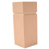 Träben för möbler, 100 mm höga, fyrkantiga ben för möbler
