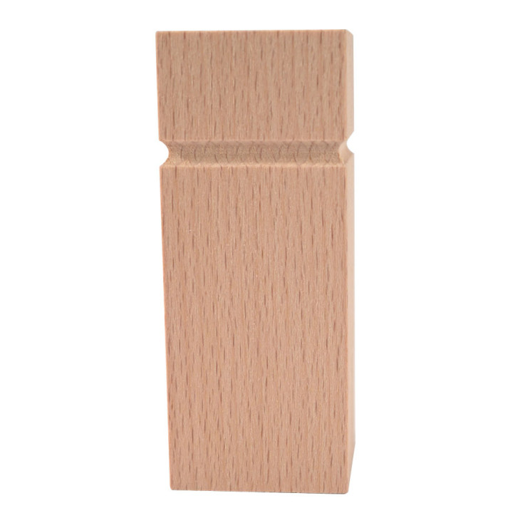 Pieds en bois pour meubles, en hêtre