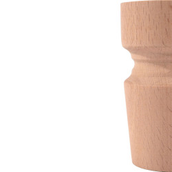 Gedraaide houten poten voor meubels, 100mm hoog, houten poten voor bank