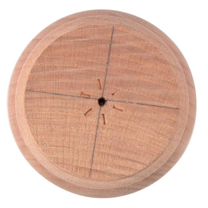 Möbelbein aus Holz, schalenförmig für Stilmöbel, 100mm hoch, gedrechselt