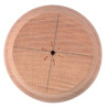 Perna de madeira para móveis, em forma de arandela para móveis de estilo, 100 mm de altura, torneada
