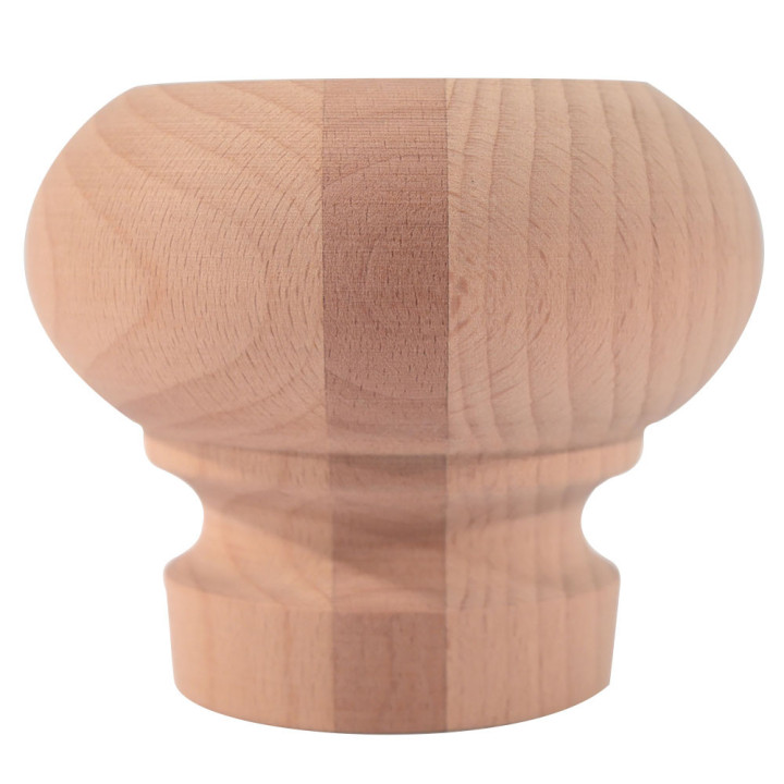 Patas de muebles de madera, talladas, de 90mm de altura patas de haya para armarios