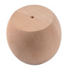 Wooden legs for furniture, 80mm high, turned beech