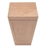 Ez a tömör fa bútorláb stabilan tartja a fotelt, szekrényt.