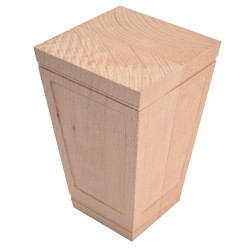 Pies de madera para muebles, 150 mm de altura, haya