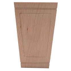 Lesene nogice za pohištvo, 150 mm visoke, bukev