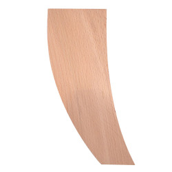 Lesene pohištvene noge, visoke 200 mm, bukev, ukrivljene