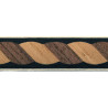 Intarzie se spirálovými intarzovanými vzory dřeva