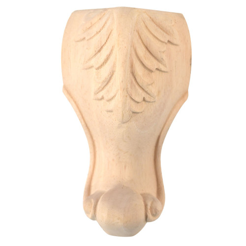 Wood furniture legs, acanthus carving