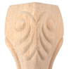 Nohy pre pohovky s vyrezávaným vzorom akantových listov