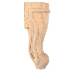 Gambe di mobili in legno esotico