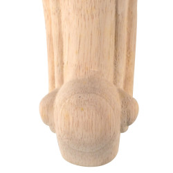 Nogi drewniane mebli z drewna egzotycznego