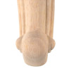 Dřevěné nohy nábytku z exotického dřeva