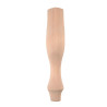 Baročna lesena noga za mizo, kabriolne noge, višina 35 cm