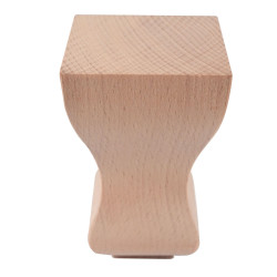 Square furniture legs made of beech