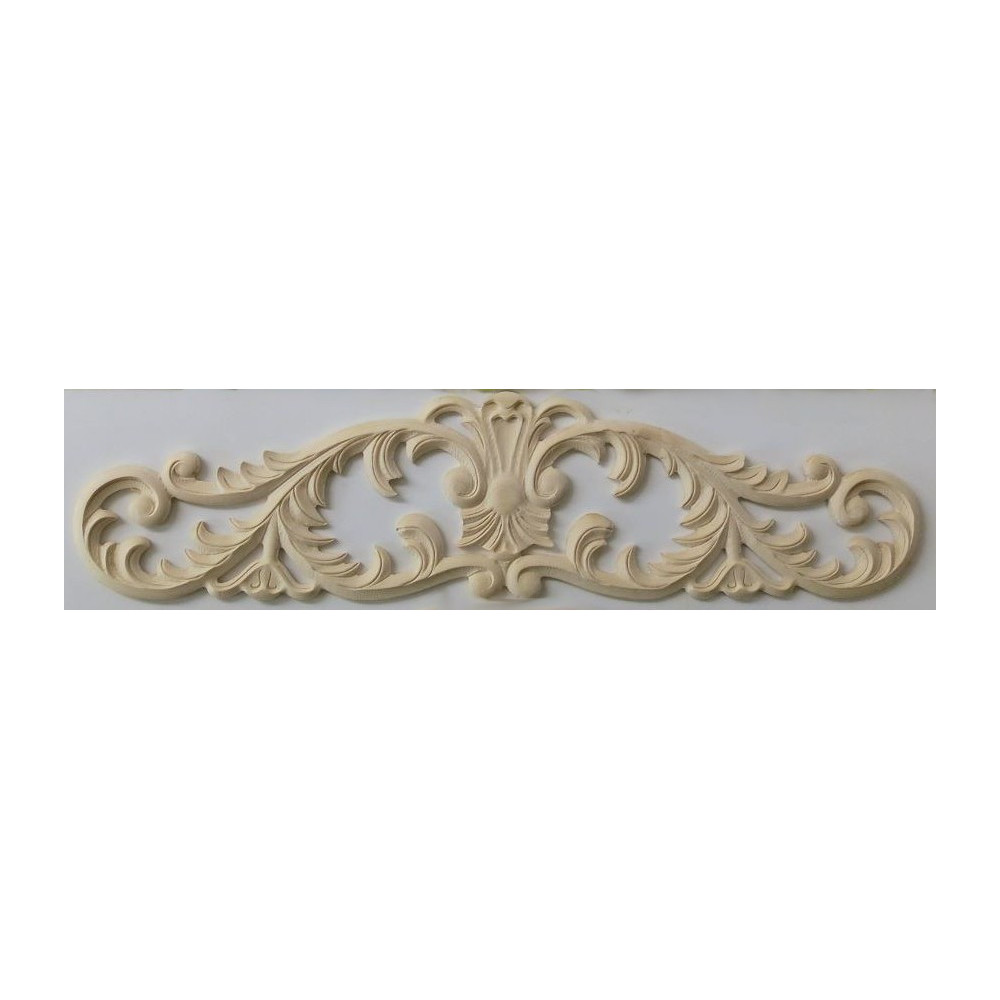 Decorative wood appliques of maple or beech