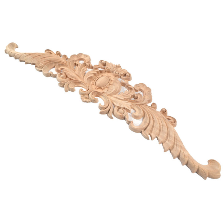 Houten ornamenten met bloemmotieven voor meubels of deuren