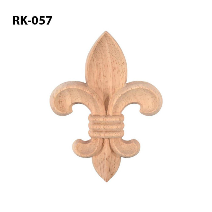 Große Auswahl an Holzschnitzerei mit fleur de lis Designs