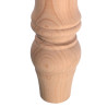 Wooden furniture leg, turned wood leg, multiple sizes and wood types
