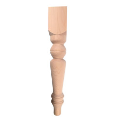 Drvena noga za stol, drvene noge za namještaj, 73cm
