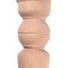 The LAL-22 natural wood furniture leg can be painted and varnished.