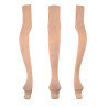Koka mēbeļu kājas, galda kājas baroka mēbeļu stilā.