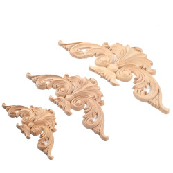Wood carving is an excellent decorative element for renovating kitchen furniture.