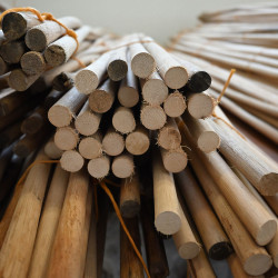 A rattan stick is a good choice for stick martial arts.