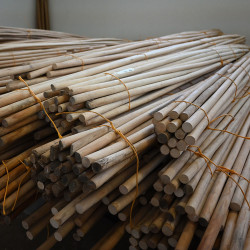 The rattan stick or aikido stick is available in several sizes.