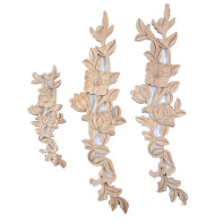 Blomma träsnideri, dekorativa trälister