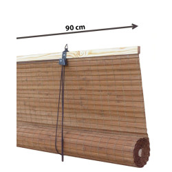 Бамбукови ролкови сенници за тента на прозорец или врата, щори за поверителност ширина: 90cm