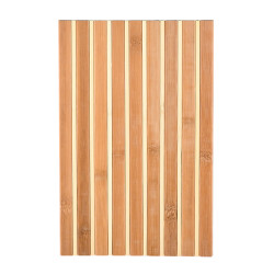 Revestimiento de bambú, paneles murales de bambú para puertas correderas de armarios, insertos para puertas