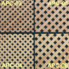 Radiátorová skříňka z bukových mřížových panelů