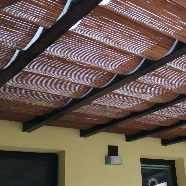 Bamboo sun shade for patio, terrace. Available in custom sizes