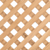 Kraty drewniane dębowe 65x125 cm jako kratka ażurowa drewniana