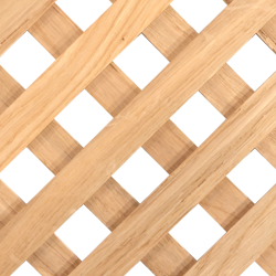 Wood lattice panels for cabinets and wood air vent covers