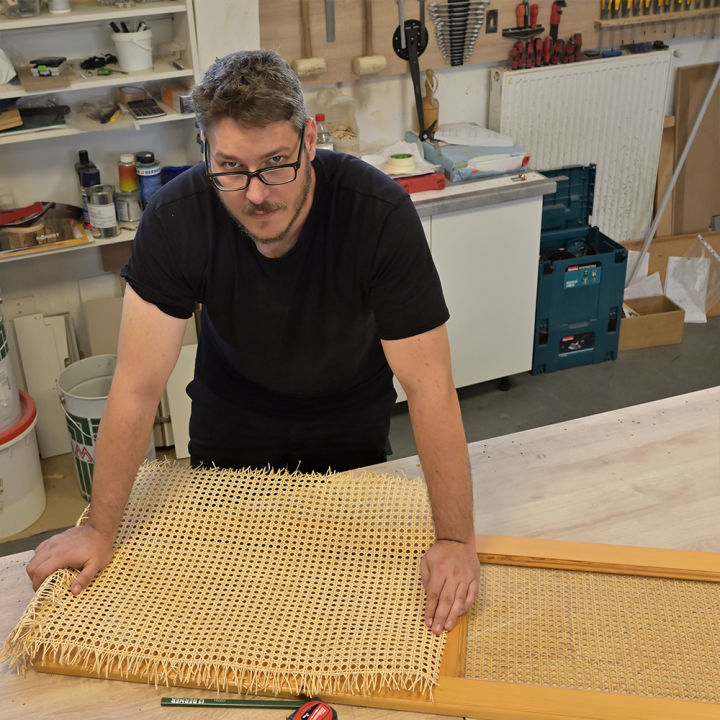 Wiener Geflecht Meterware, Thonet Rolle, Türfüllungen online